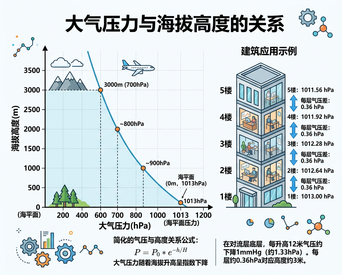 气压与海拔关系