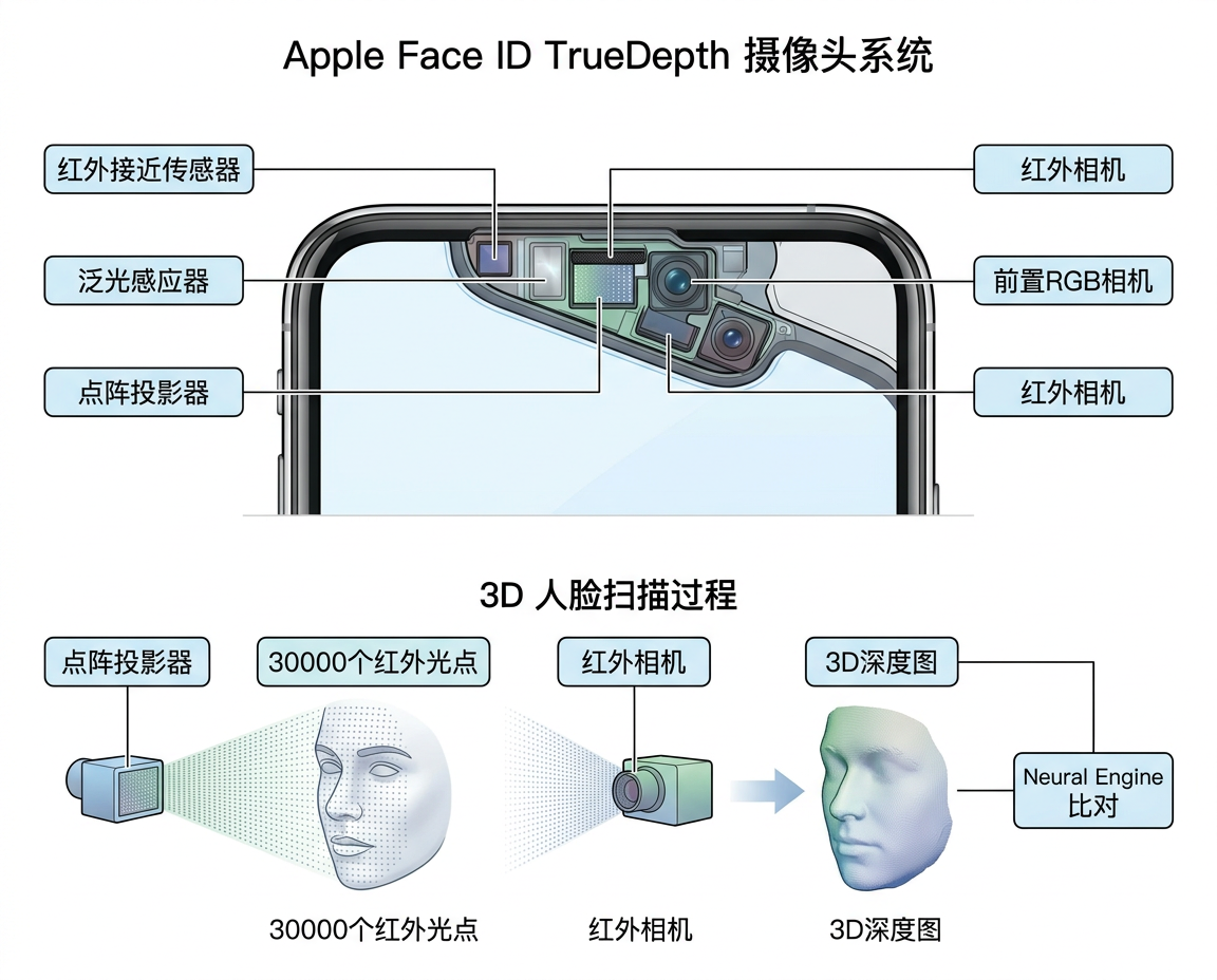 Face ID TrueDepth 系统