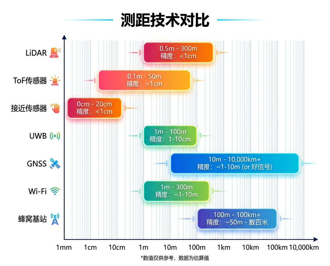 测距技术对比